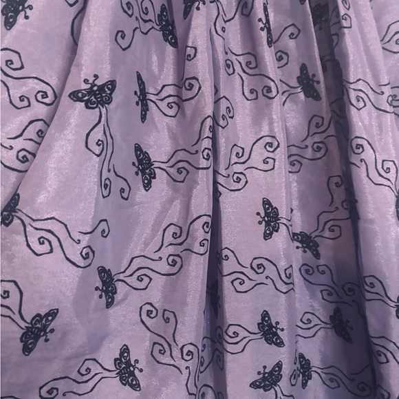 Unique Vintage x Corpse Bride women’s purple embroidered swing dress Sz XS NEW - Picture 12 of 13